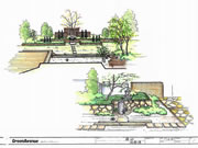 パース図・スケッチなどの図面でイメージ通りのお庭を実現。